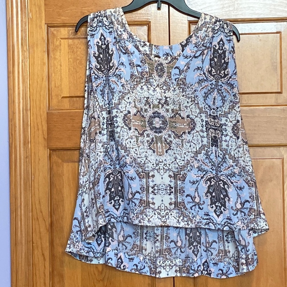 Free People, Medium, Purple/ Pink Print